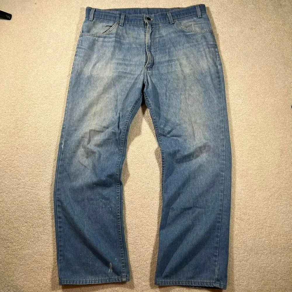 Levi For Men Jeans Mens 36x29 Blue Orange Tab Vintage 90s Grunge Skater Workwear